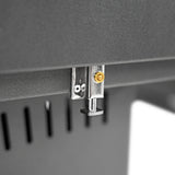 5-Sits Trädgårdsmöbelset i Aluminium med Fåtöljer och Eldbord