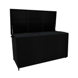 Dynbox i Rotting 700 l – Svart