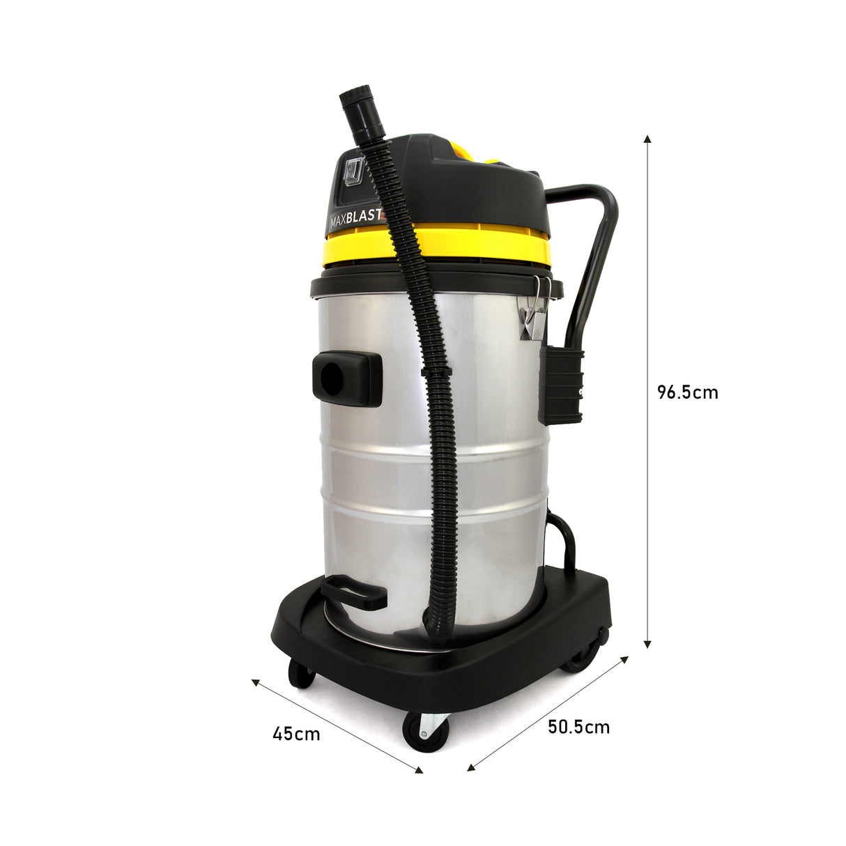 Rännrengöringskit med 60L Dammsugare, Förlängningsbara Rör och 4K-Kamera
