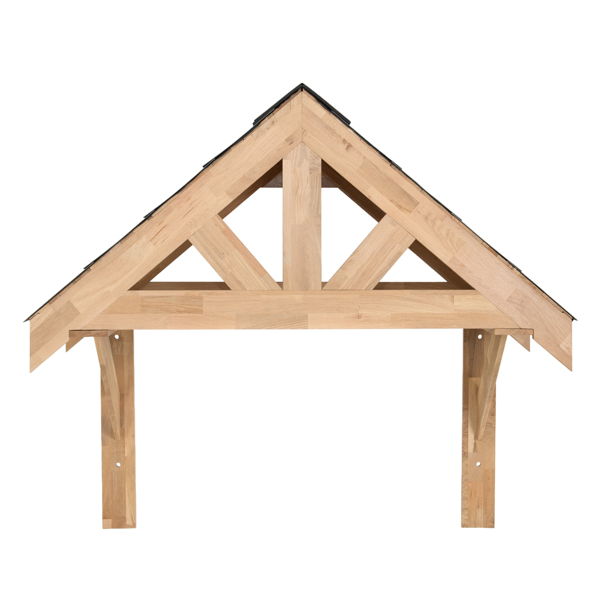 Entrétak i massiv ek – Komplett kit – 125 cm