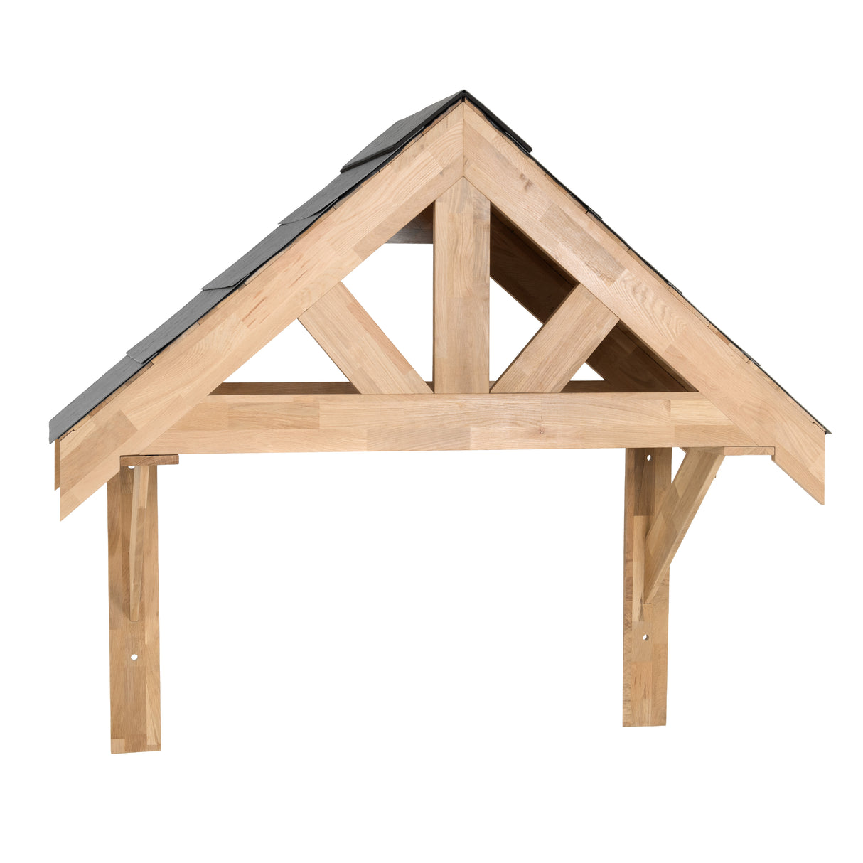 Entrétak i massiv ek – Komplett kit – 125 cm