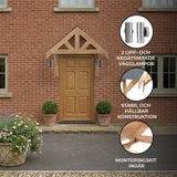 Entrétak i massiv ek – Komplett kit – 125 cm