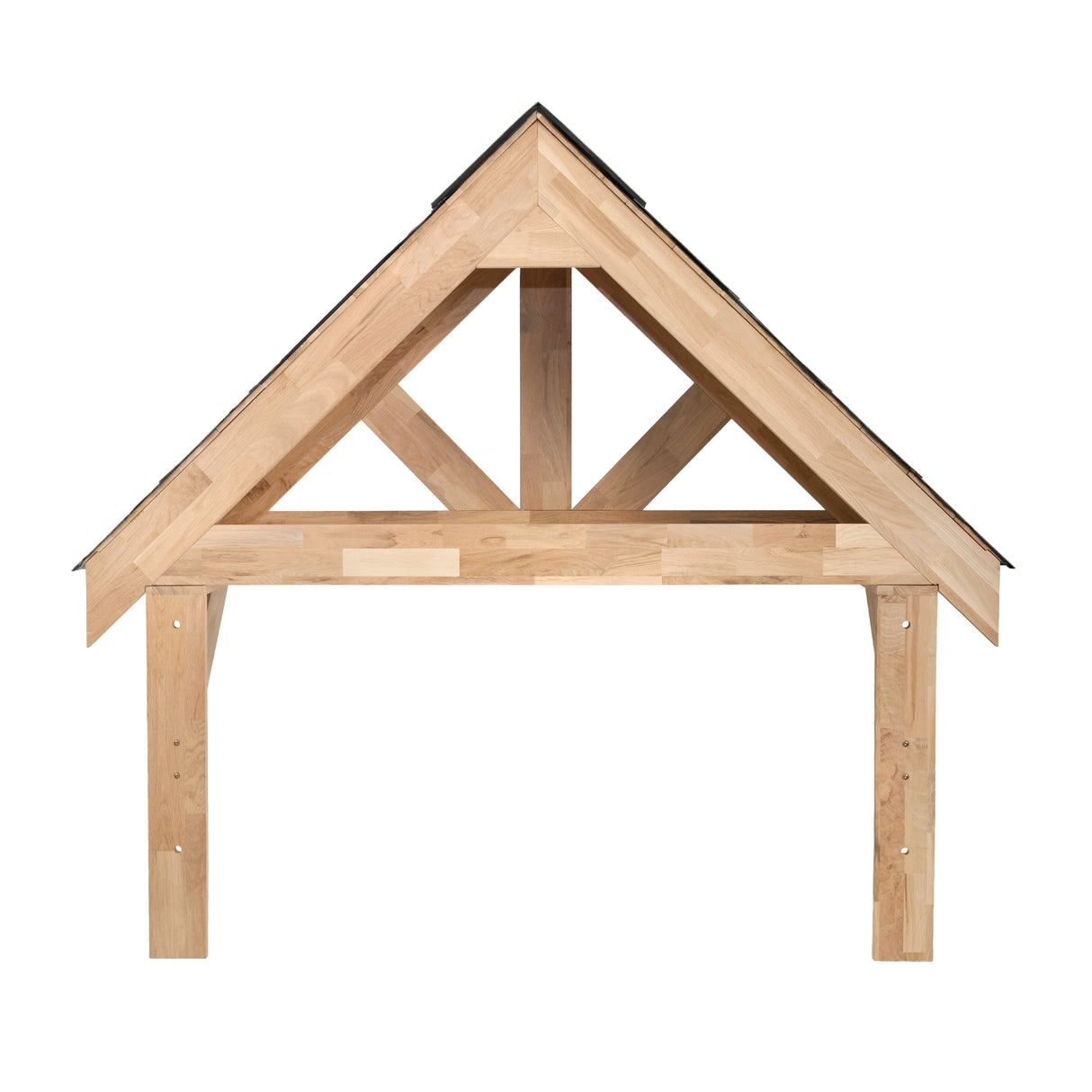 Entrétak i massiv ek – Komplett kit – 140 cm