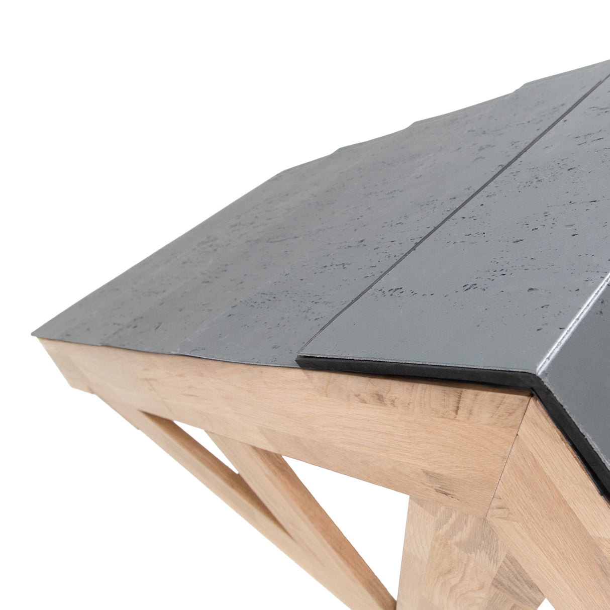 Entrétak i massiv ek – Komplett kit – 140 cm