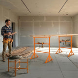 Arbetsbockar 4-pack och Murbrukställ 75 cm 5-pack