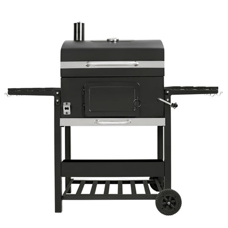 XL Kolgrill med Rökfunktion & Rökspån eller Rökbitar