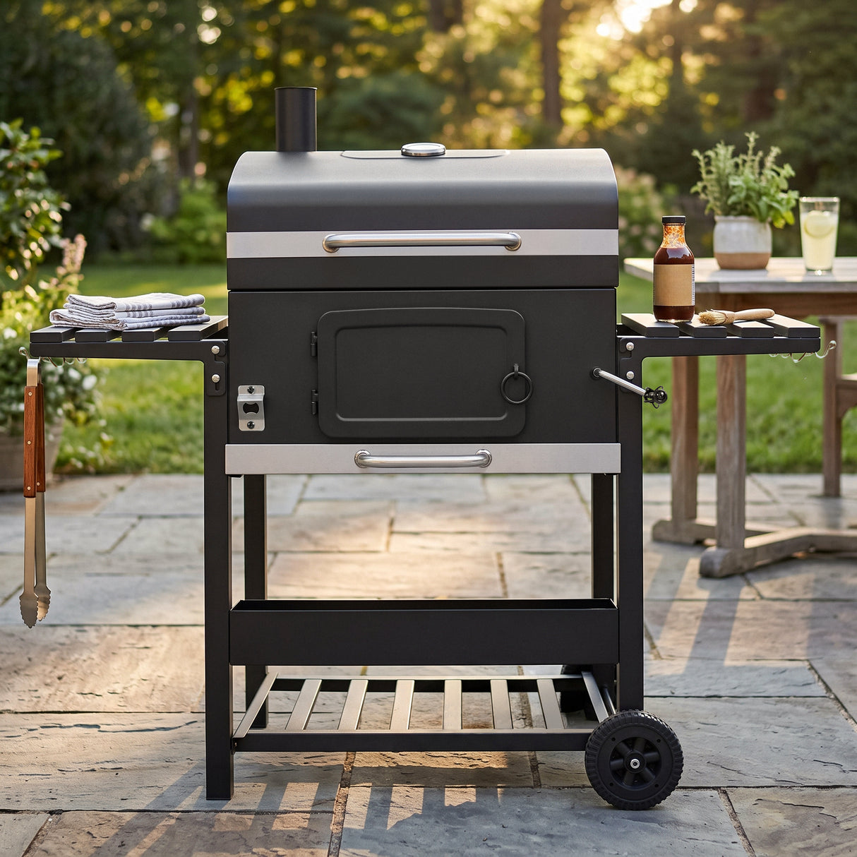 XL Kolgrill med Rökfunktion - view 5