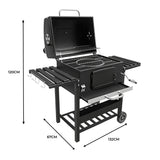 XL Kolgrill med Rökfunktion & Rökspån eller Rökbitar