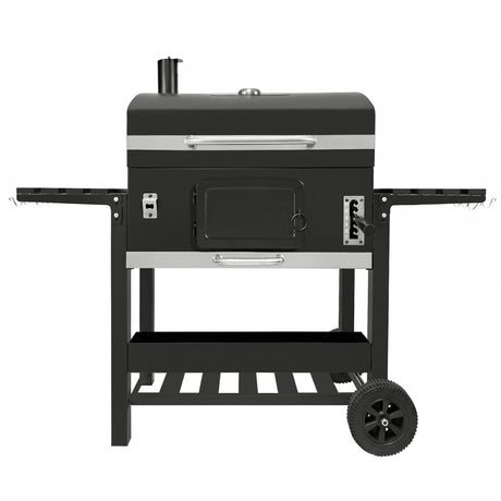 XXL Kolgrill med Rökfunktion & Rökspån eller Rökbitar