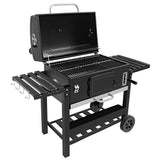 XXL Kolgrill med Rökfunktion