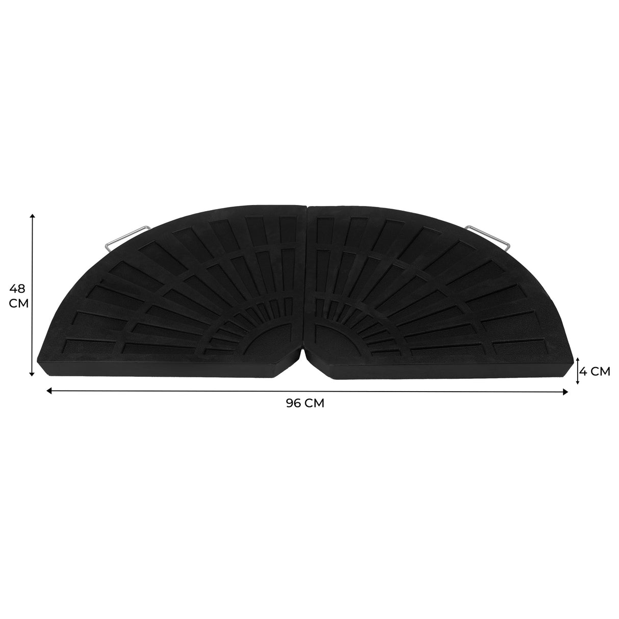 Solfjäderbas för Hängparasoll – 2 Delar