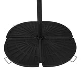 Solfjäderbas för Hängparasoll – 4 Delar