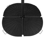 Solfjäderbas för Hängparasoll – 4 Delar