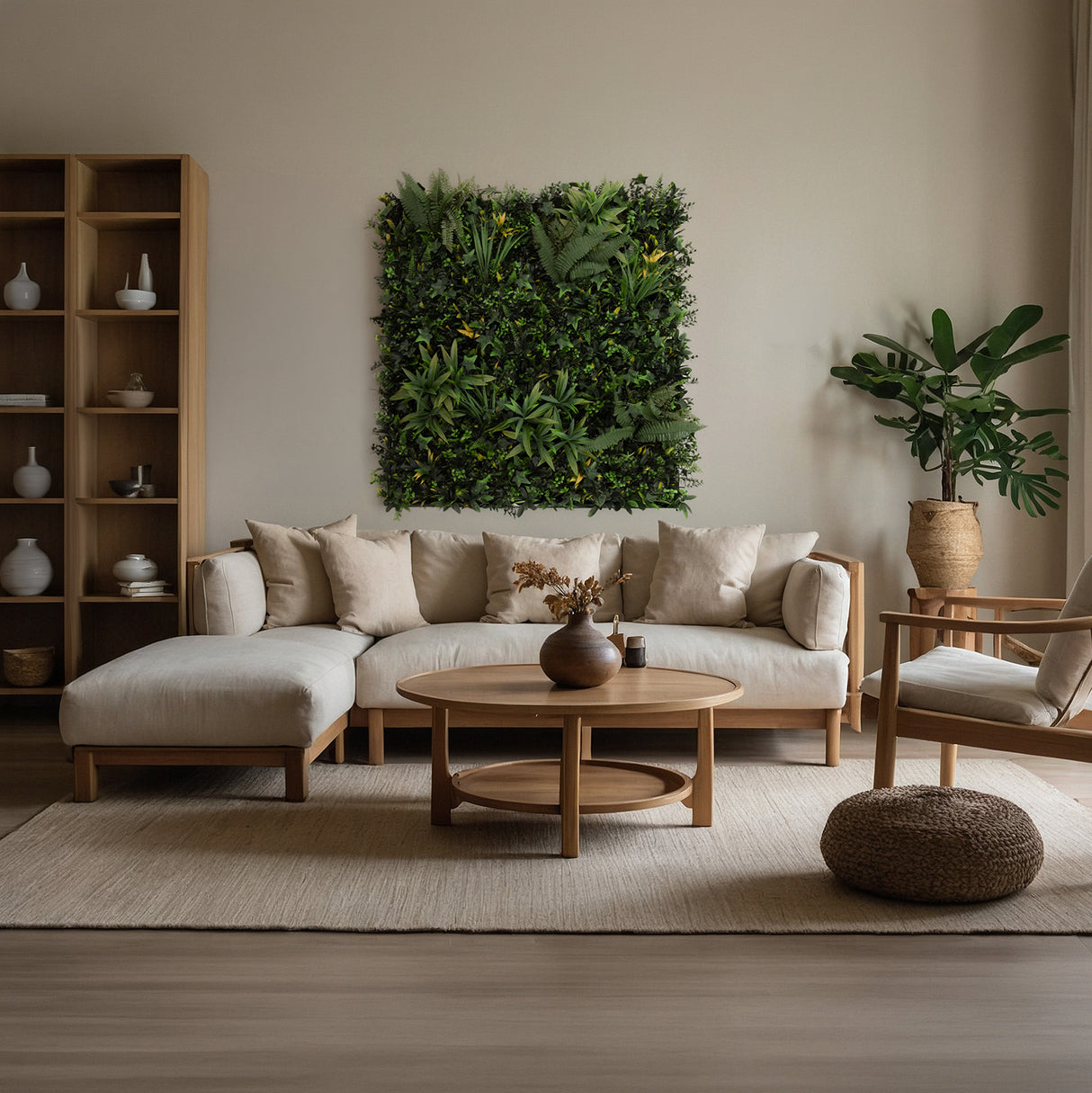 Ayla Konstgjorda Växtpaneler 2-pack – 100 x 100 cm