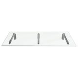 MonsterShop Baldakin i glas & Fästen, 180cm W, 80cm D
