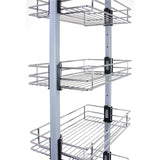 KuKoos Utdragbara Köksskafferi med Mjukstängning – 46 cm (Djup) x 170 - 195 cm (Höjd)