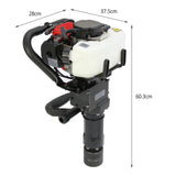T-Mech 2-takts Bensindriven Stolpslagare