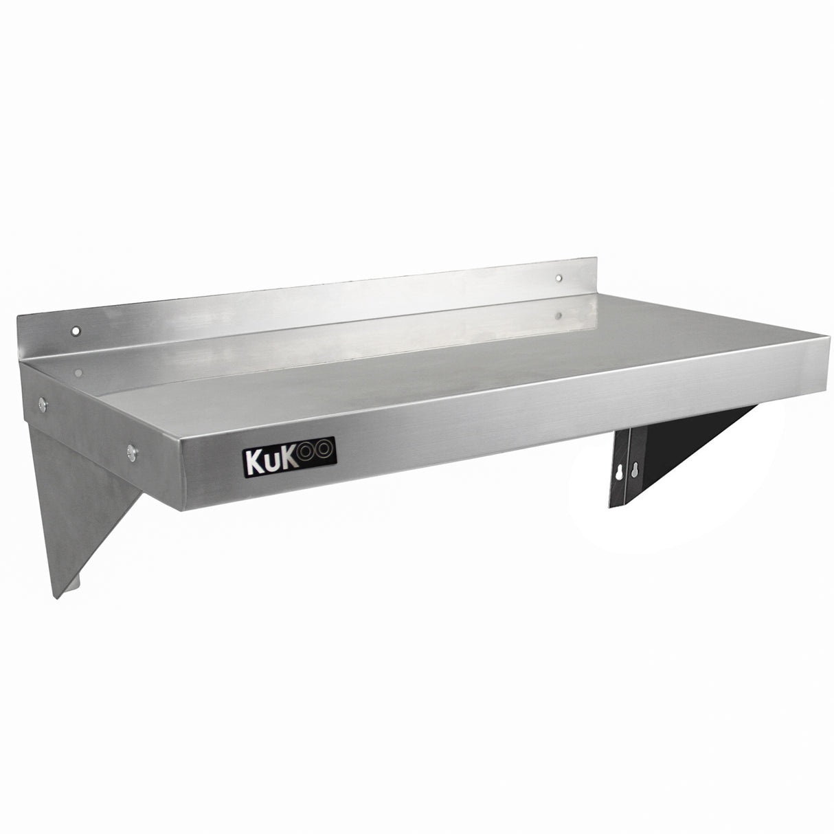 2 x Kommersiella Hyllor för Storkök i Rostfritt Stål 900 x 300 mm