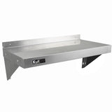 2 x Kommersiella Hyllor för Storkök i Rostfritt Stål 900 x 300 mm