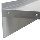 2 x Kommersiella Hyllor för Storkök i Rostfritt Stål 1500mm x 300mm