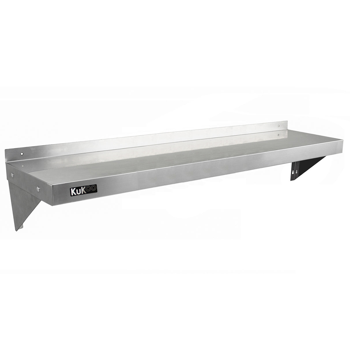 2 x Kommersiella Hyllor för Storkök i Rostfritt Stål 1400mm x 300mm