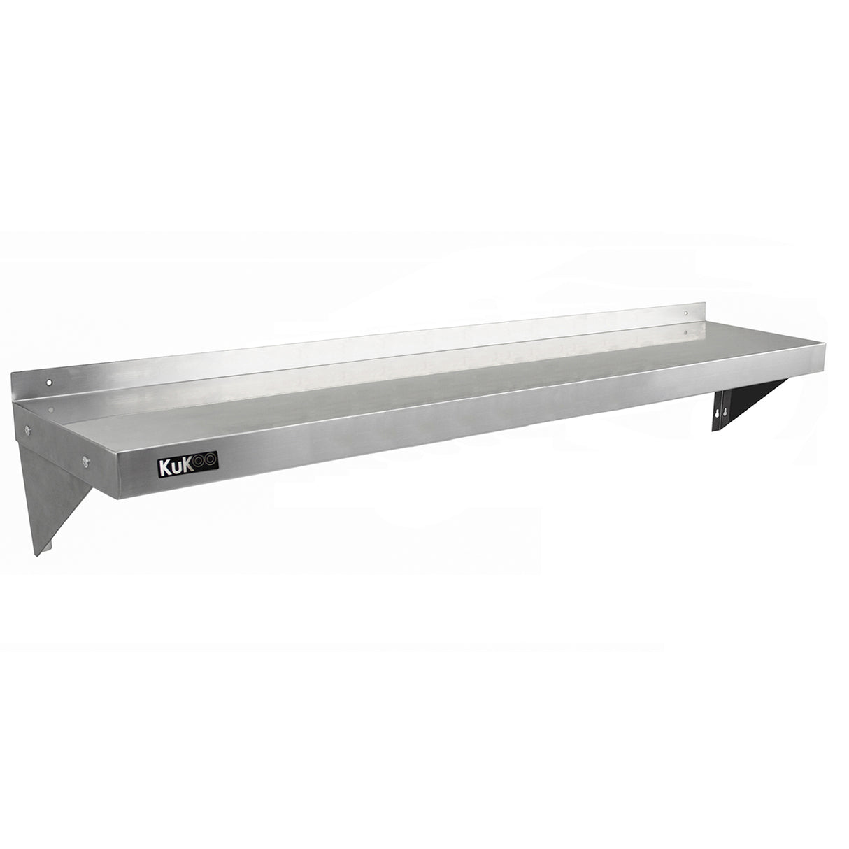2 x Kommersiella Hyllor för Storkök i Rostfritt Stål 1500mm x 300mm