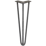 4 x 40 cm Hårnålsben - 3 Stänger - 12 mm - Stål