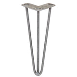4 x 30 cm Hårnålsben - 3 Stänger - 10 mm - Stål