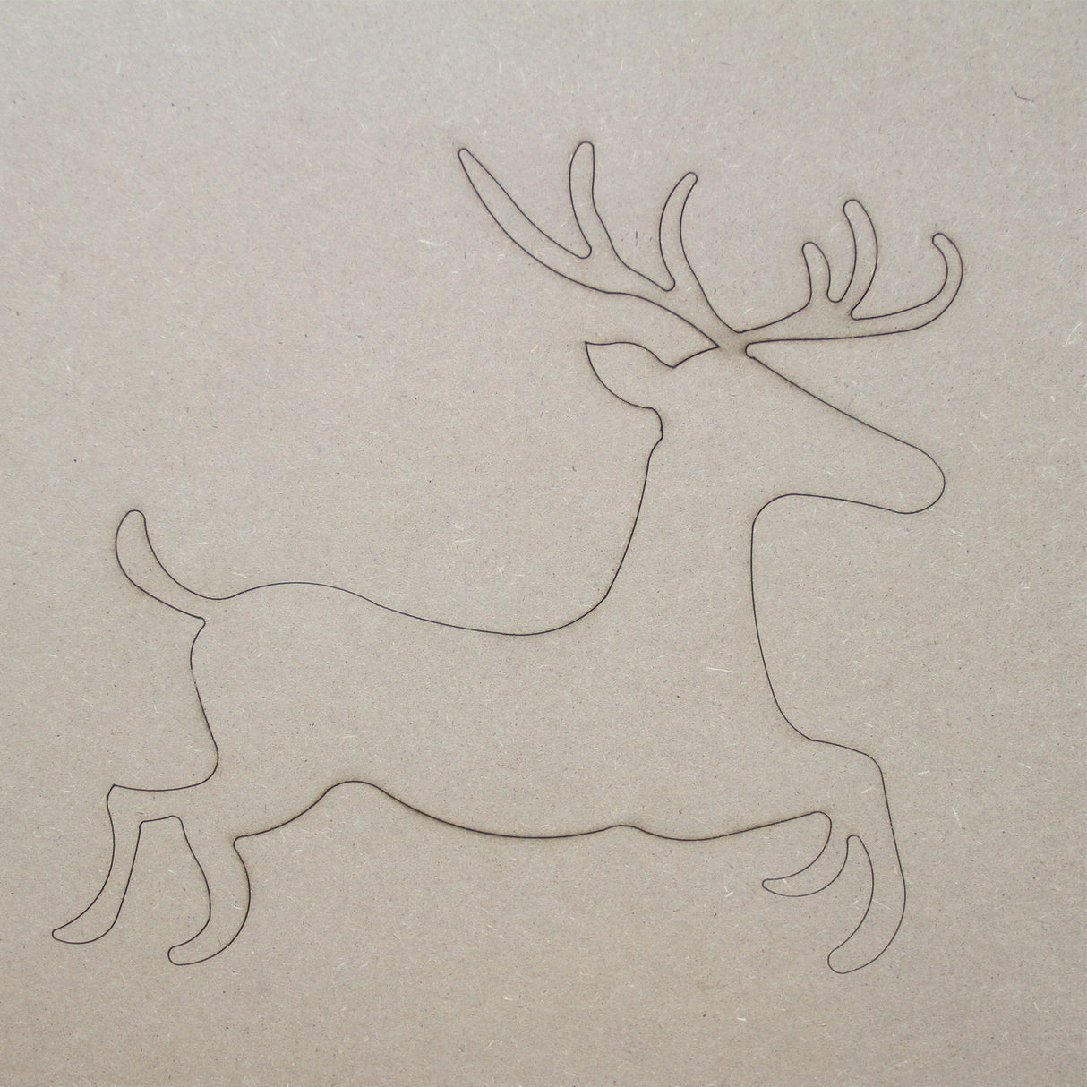Jultomtens släde-MDF