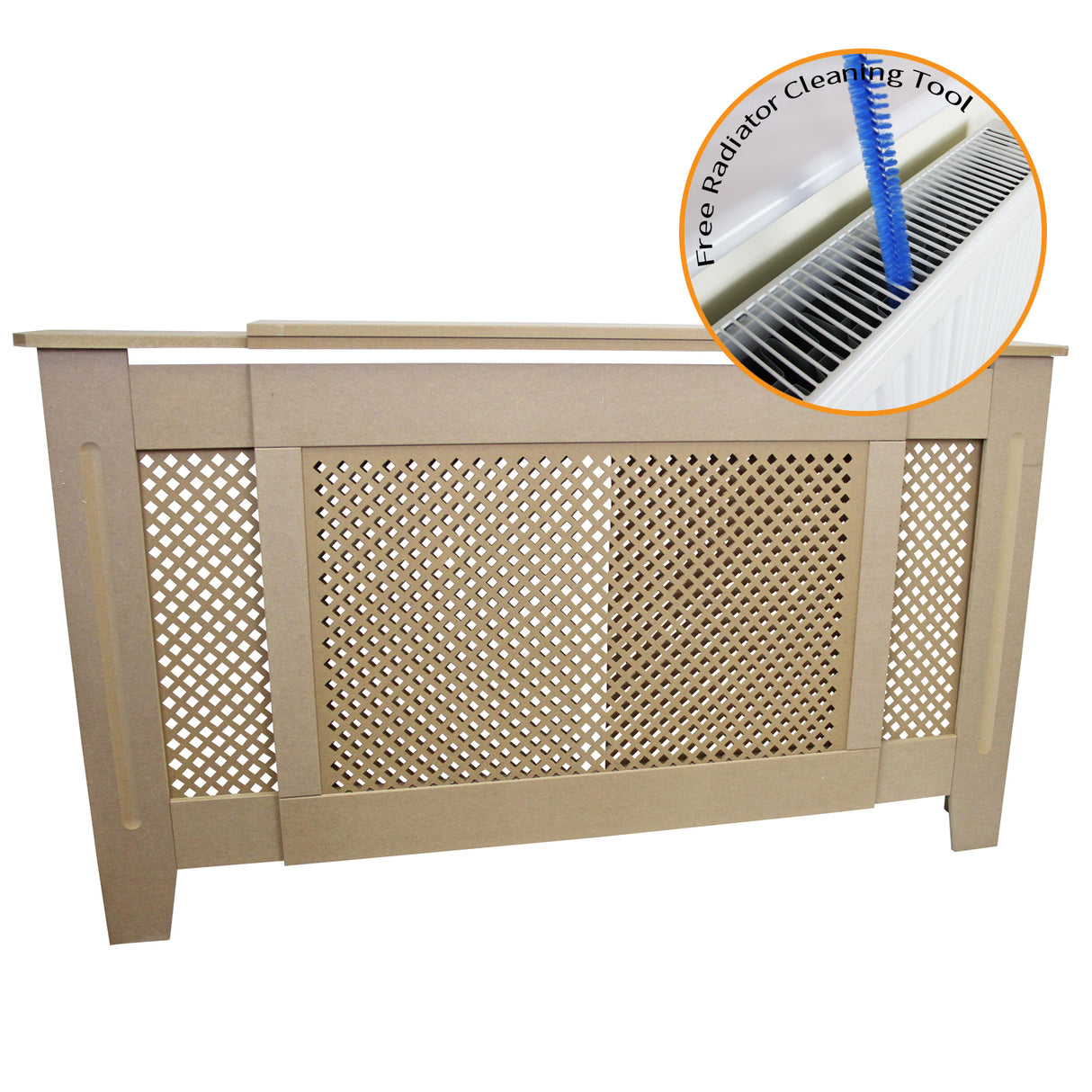 Justerbart Elementskydd MDF Ofärgad 140 -192 cm