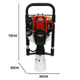 T-Mech Jordborr & 4-takts Stolpdrivare 120 mm