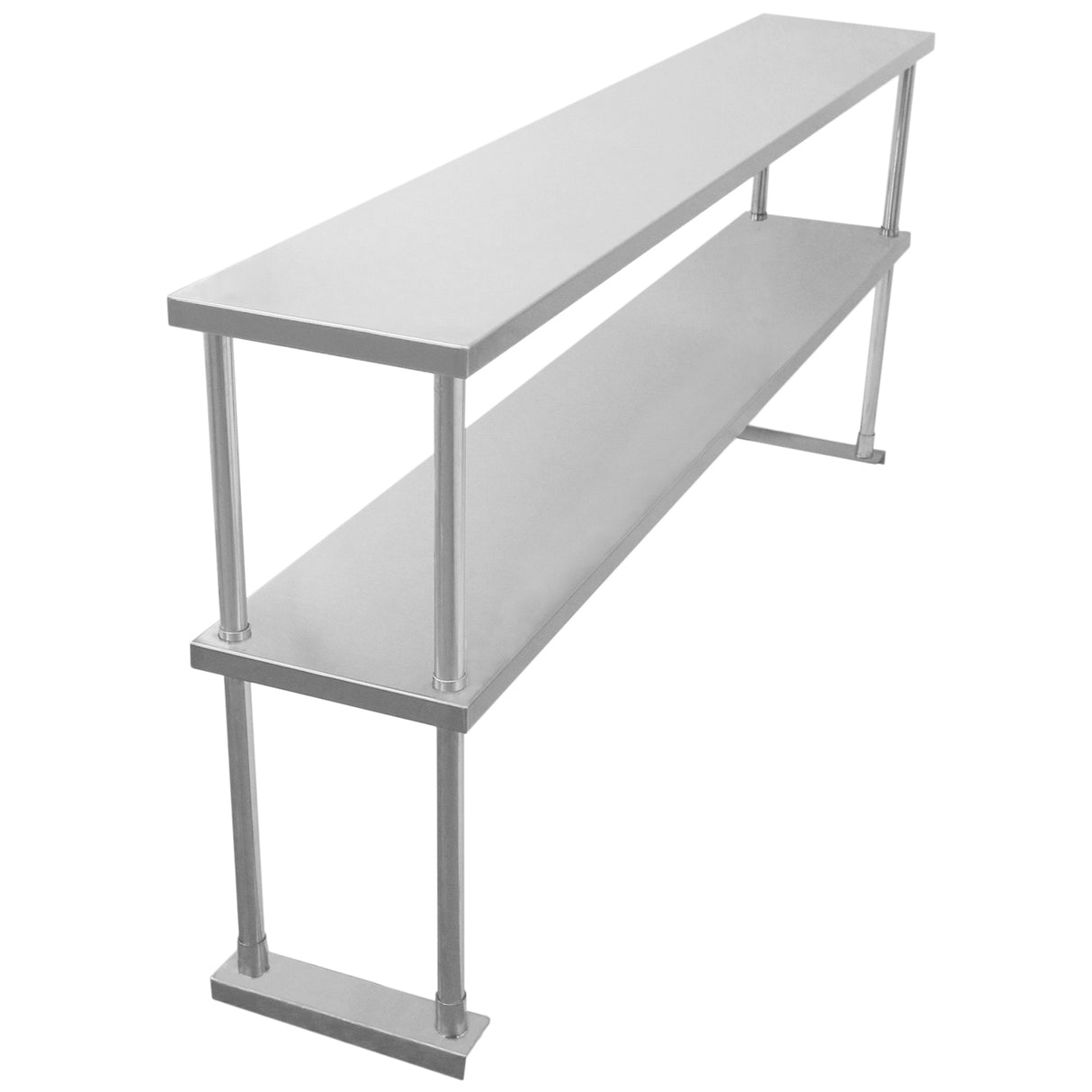 Kukoo 180cm Catering Arbetsstation med Dubbel Överhylla