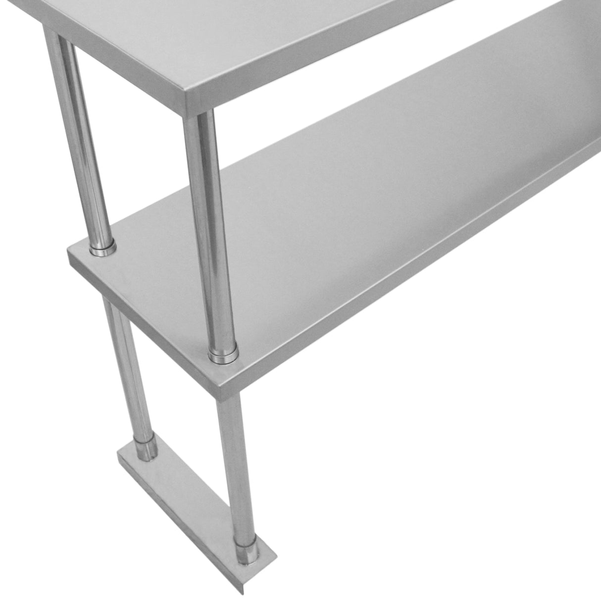 Kukoo 180cm Catering Arbetsstation med Dubbel Överhylla