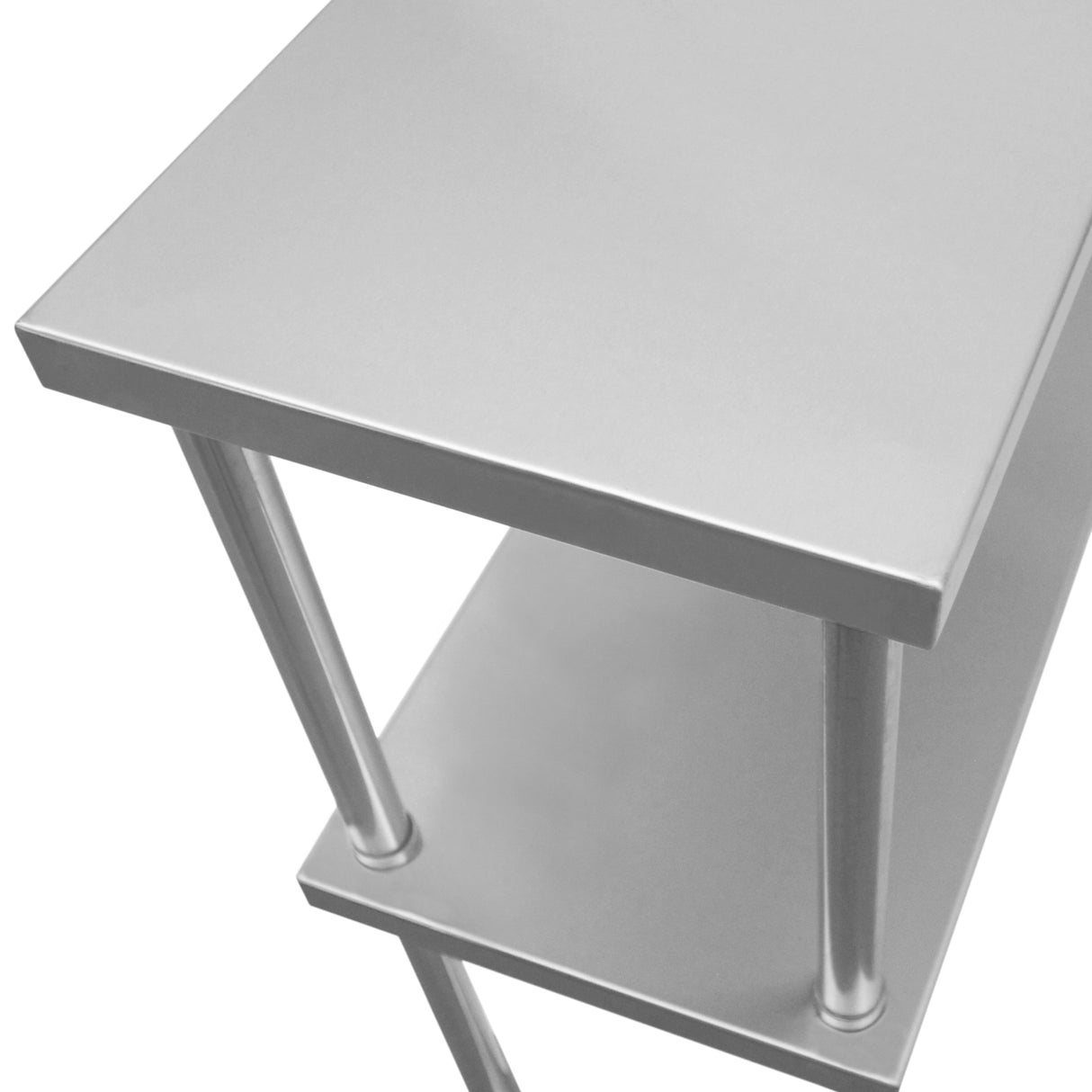 Kukoo 180cm Catering Arbetsstation med Dubbel Överhylla