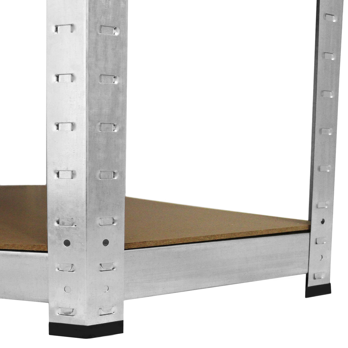 Galwix 90cm Hyllpaket: Hörnhylla och 4 Garagehyllor