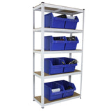 2 x Vita Hyllenheter 90 x 40 x 180
