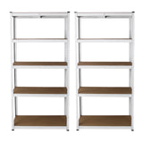 2 x Vita Hyllenheter 90 x 40 x 180