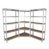 Galwix Möbelgrupp: Hörnhylla & 2 Förvaringshyllor 90 cm