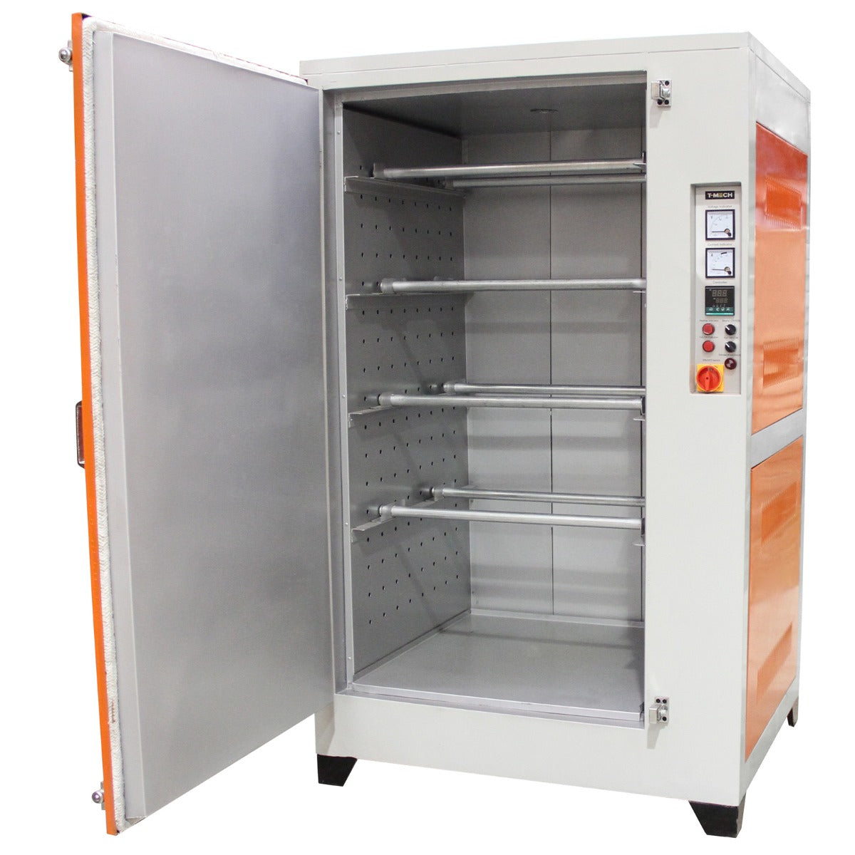 T-Mech Elektrostatisk Pulverlackeringsmaskin & Härdningsugn & 220L Sandblästringsskåp