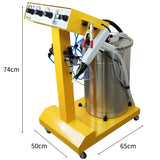 T-Mech Elektrostatisk Pulverlackeringsmaskin & Härdningsugn & 220L Sandblästringsskåp