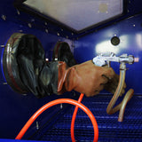 T-Mech Elektrostatisk Pulverlackeringsmaskin & Härdningsugn & 220L Sandblästringsskåp