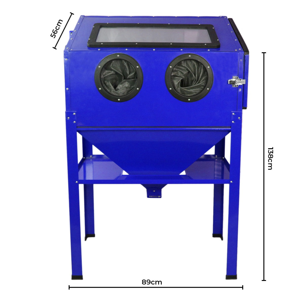 T-Mech Elektrostatisk Pulverlackeringsmaskin & Härdningsugn & 220L Sandblästringsskåp