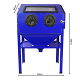 T-Mech Elektrostatisk Pulverlackeringsmaskin & Härdningsugn & 220L Sandblästringsskåp