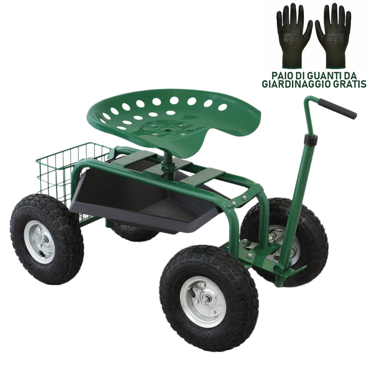 Robust Mobil Trädgårdsstol
