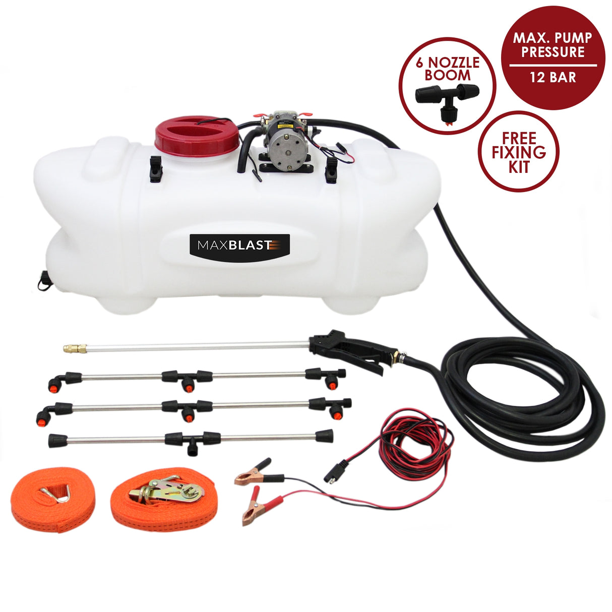 100 L ATV-Spruta med Sprutbom & Lans