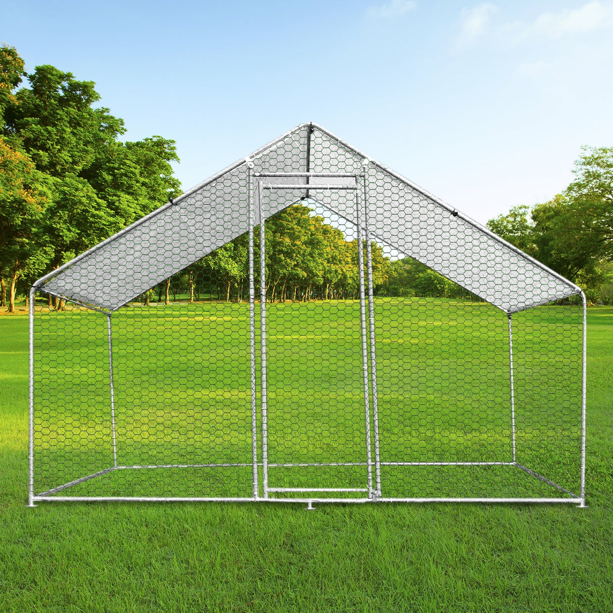 Hönsgård med vattentätt tak 3 m x 2 m x 2 m