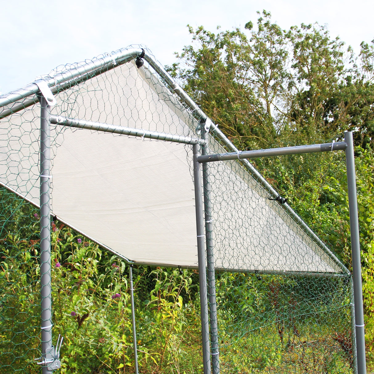 Hönsgård med vattentätt tak 3 m x 2 m x 2 m