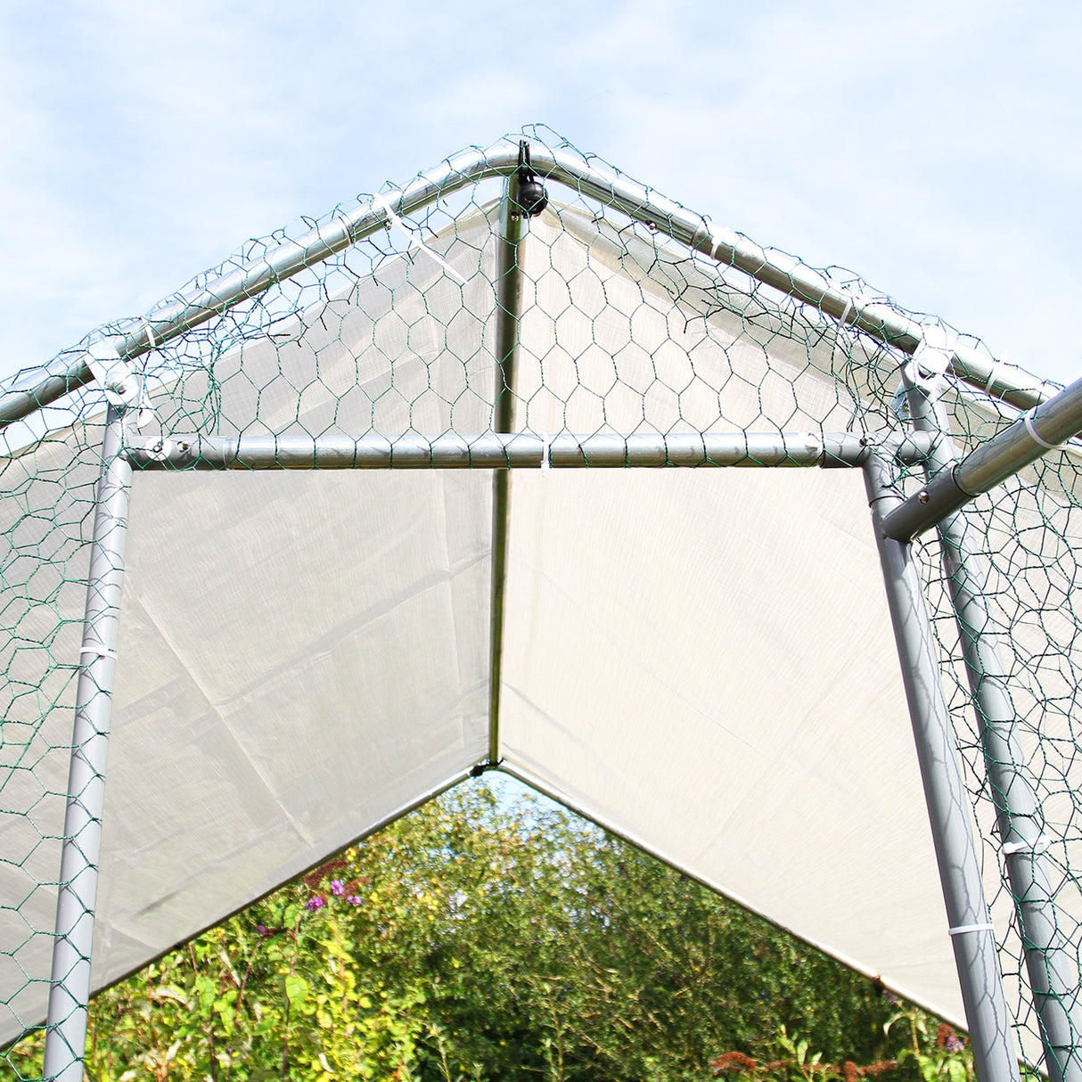 Hönsgård med vattentätt tak 3 m x 2 m x 2 m