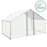 Hönsgård med Vattentätt Tak 4 m x 2 m x 2 m