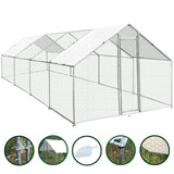 Hönsgård med 2 st Vattentäta Tak 3 m x 8 m x 2 m